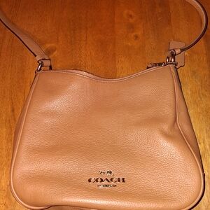 Coach Caramel Leather Shoulder Bag